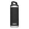 Yeti 18oz Rambler Bottle With Bottle Chug Cap - Black