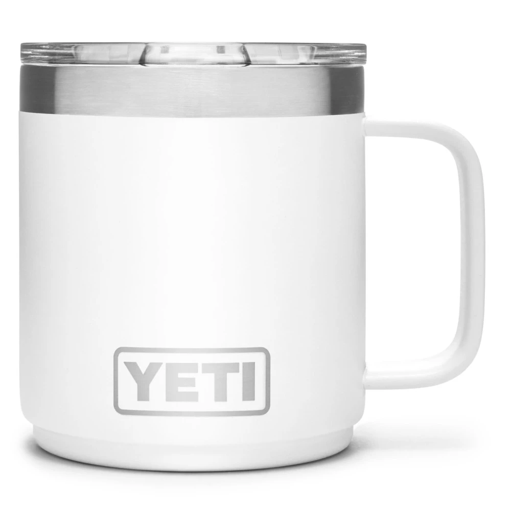 Yeti Rambler Stackable Mug With MagSlider Lid 10oz White 1 Yeti Rambler Stackable Mug With MagSlider Lid 10oz White