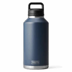 Yeti Rambler 64oz Bottle Navy Blue With Chug Cap