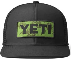 Yeti Floral Logo Badge Trucker Hat - Black -Frost Gear Outlet Store yeti 21023005046 floral logo badge trucker hat 82834.1677854814