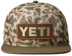 Yeti Mesh Camo Flat Brim Hat - Brown Camo -Frost Gear Outlet Store yeti 21023005057 mesh camo flat brim hat 92182.1677854835