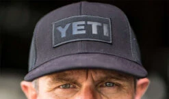 YETI Black On Black Patch Trucker Hat -Frost Gear Outlet Store yeti black on black patch trucker hat 96430.1651346646