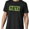 Yeti Floral Logo Badge Short Sleeve T-Shirt