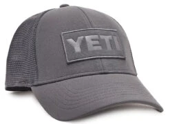 YETI Grey On Grey Patch Trucker Hat