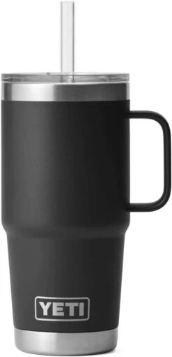 YETI Rambler 25oz Mug With Straw Lid