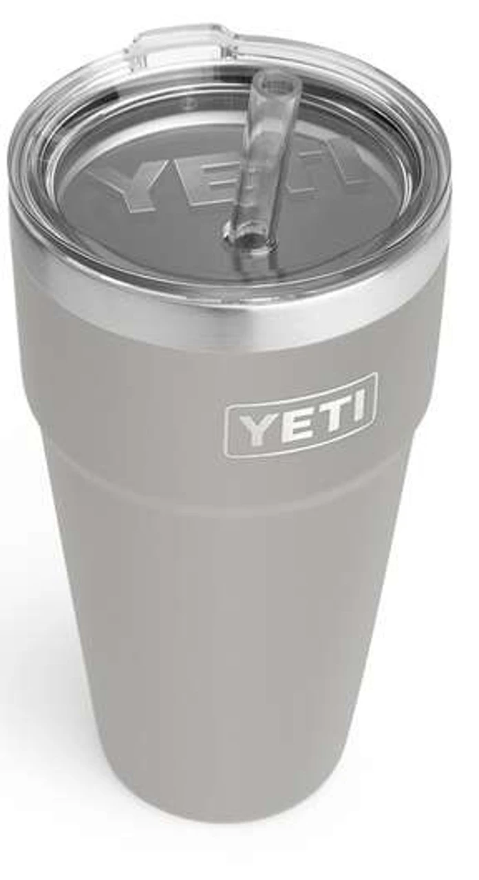 YETI Rambler Cup - 26 Oz. - Straw Lid - Granite Gray 1 YETI Rambler Cup - 26 Oz. - Straw Lid - Granite Gray