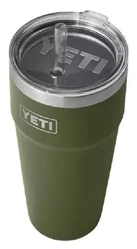 YETI Rambler Cup - 26 Oz. - Straw Lid - Highlands Olive 1 YETI Rambler Cup - 26 Oz. - Straw Lid - Highlands Olive