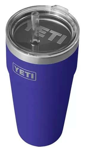 YETI Rambler Cup - 26 Oz. - Straw Lid - Offshore Blue 1 YETI Rambler Cup - 26 Oz. - Straw Lid - Offshore Blue