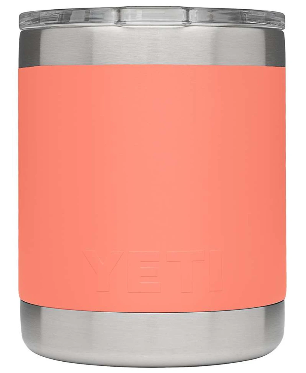 YETI Rambler Lowball 10oz - Coral 2 YETI Rambler Lowball 10oz - Coral - Image 2